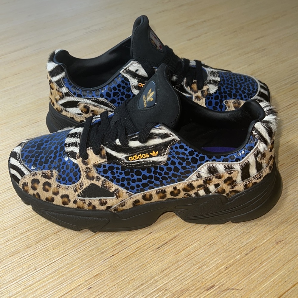 adidas Falcon Leopard (W) Shoes Size 8.5